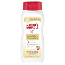 Шампунь-кондиціонер 8in1 Nature’s Miracle для собак з ароматом вівсяного молока та фісташки