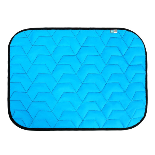 Подстилка для собак AiryVest двусторонняя голубо-черная