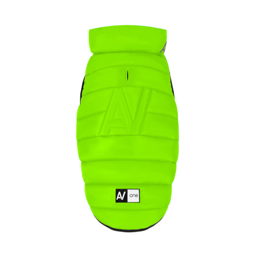 Куртка-жилетка для собак AiryVest ONE салатового цвета на кнопках