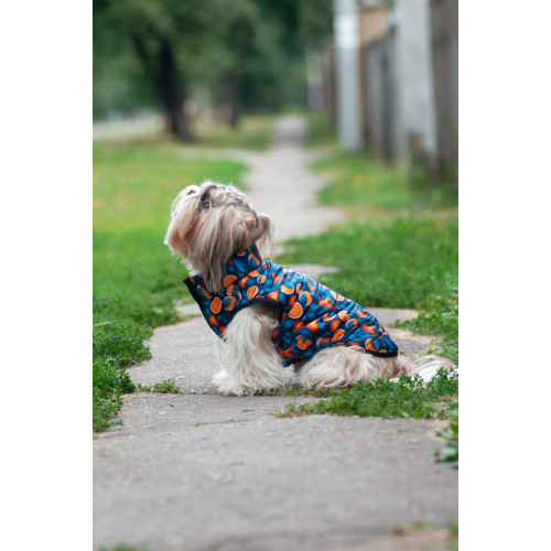 Курточка для собак WAUDOG Clothes с рисунком "Апельсины"