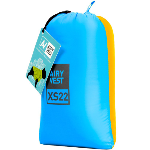 Ультралёгкая двусторонняя куртка-жилет для собак AiryVest "Colors of Freedom" жёлто-голубая