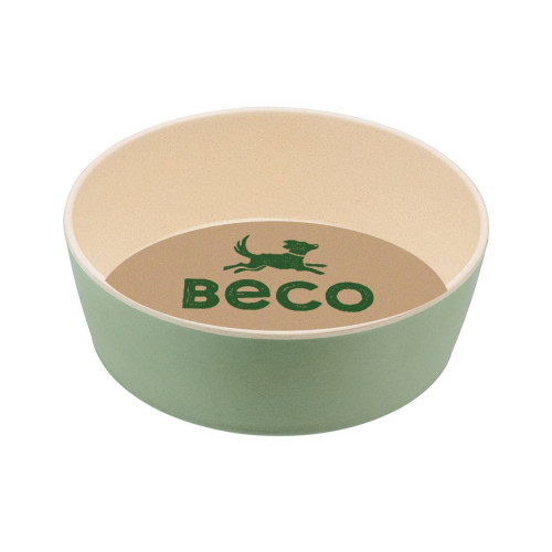 Миска для собак Beco Pets, бамбуковая, зеленая