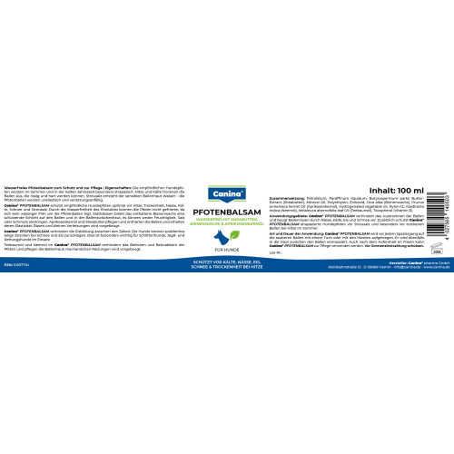 Бальзам для лап Canina Winter Pfotenbalsam