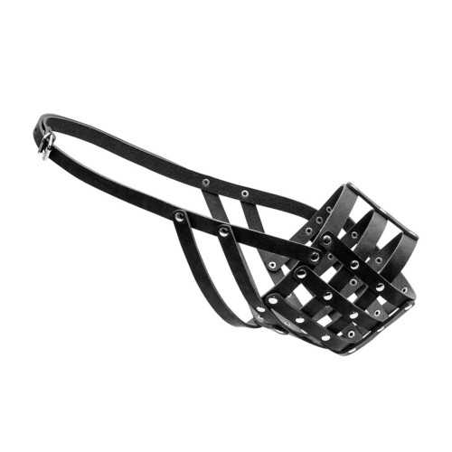 Намордник мягкий для собак CoLLaR, черный, натуральная кожа