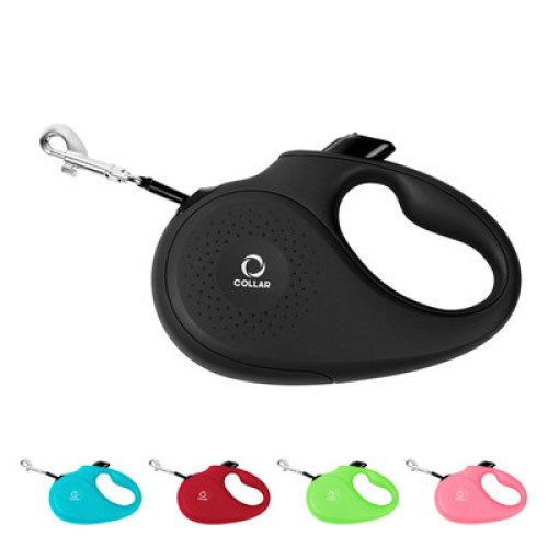 Повідець-рулетка CoLLaR для собак зі світловідбивною стрічкою, чорна