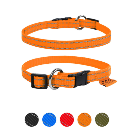 Ошейник для собак Dog Extreme нейлоновый регулируемый оранжевый