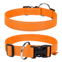 Ошейник для собак Dog Extreme нейлоновый регулируемый оранжевый