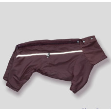 Дощовик-комбінезон для собак DogLove Брауні коричневий (для хлопчиків)