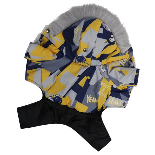 Зимний комбинезон для собак на меху Космос AM-37