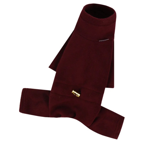 Костюм для собак фліс Polar марсала D-232