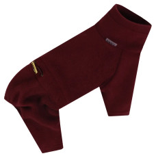 Костюм для собак фліс Polar марсала D-232