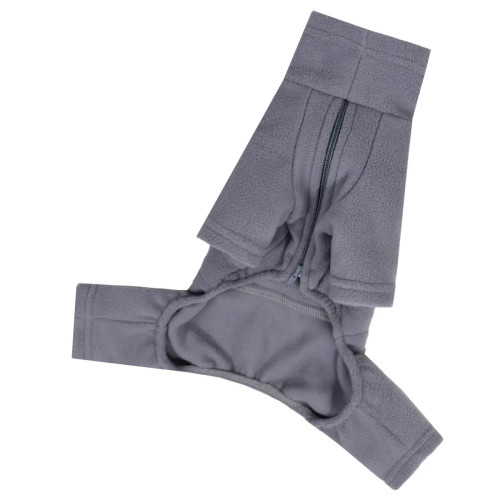 Костюм для собак фліс Polar сірий D-234