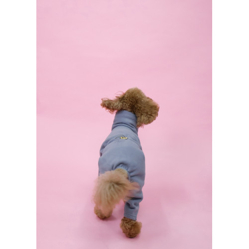 Костюм для собак фліс Polar сірий D-234