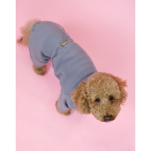 Костюм для собак фліс Polar сірий D-234