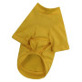 Футболка для собак Рюша сердце жёлтая F-81