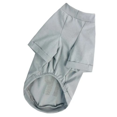 Футболка для собак Лето серая F-103