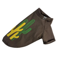 Футболка для собак Кактус шоколад F-85