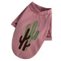Футболка для собак Кактус пудра F-87