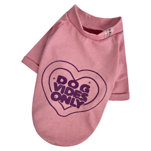 Футболка для собак Dog Vibes пудра F-90