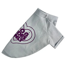 Футболка для собак Dog Vibes сіра F-91