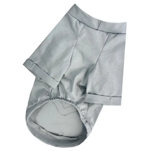 Футболка для собак Dog Vibes серая F-91