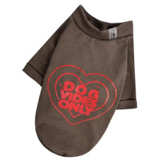 Футболка для собак Dog Vibes шоколад F-93
