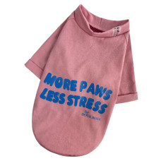 Футболка для собак Less Stress пудра F-96