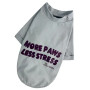 Футболка для собак Less Stress сіра F-97