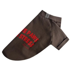 Футболка для собак Less Stress шоколад F-99