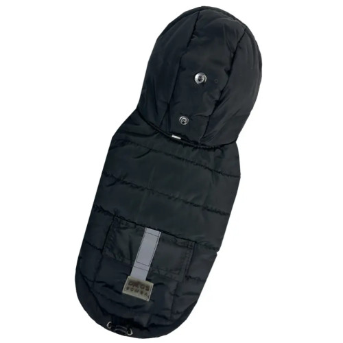 Жилет для собак з кишенею чорного кольору G-111