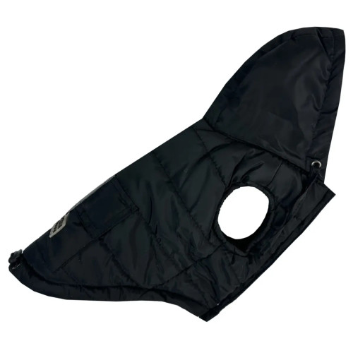 Жилет для собак з кишенею чорного кольору G-111