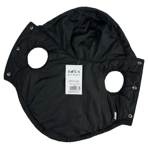 Жилет для собак з кишенею чорного кольору G-111