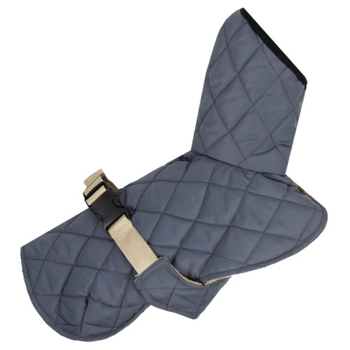 Жилет для собак стёганый двусторонний графит G-119