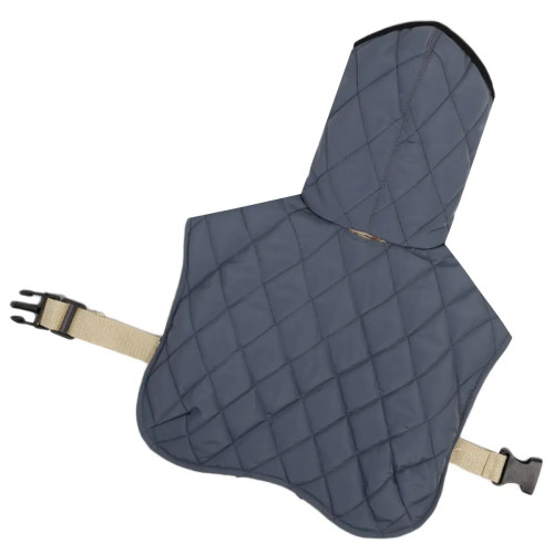 Жилет для собак стёганый двусторонний графит G-119