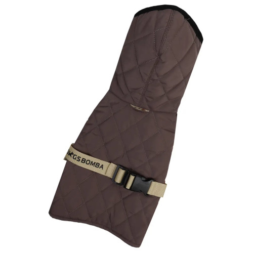 Жилет для собак стёганый двусторонний капучино G-120