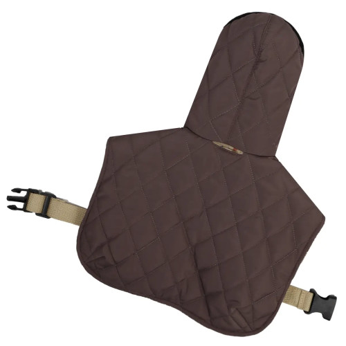 Жилет для собак стёганый двусторонний капучино G-120