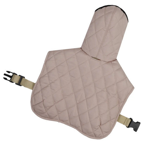 Жилет для собак стёганый двусторонний пудра G-121