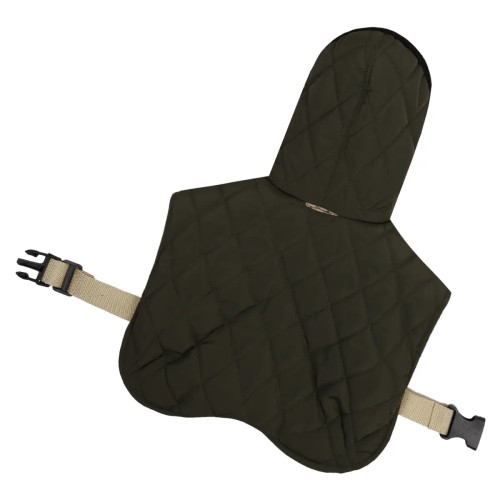 Жилет для собак стёганый двусторонний хаки G-122