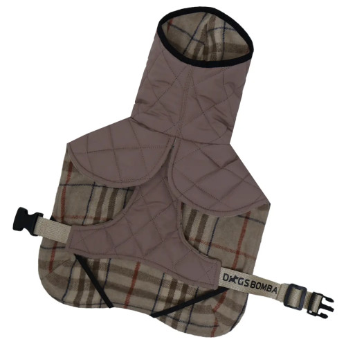 Жилет для собак двусторонний G-127 цвета мокко