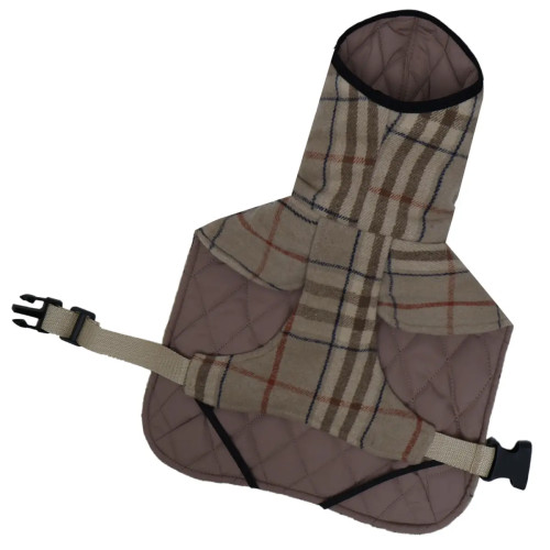 Жилет для собак двусторонний G-127 цвета мокко