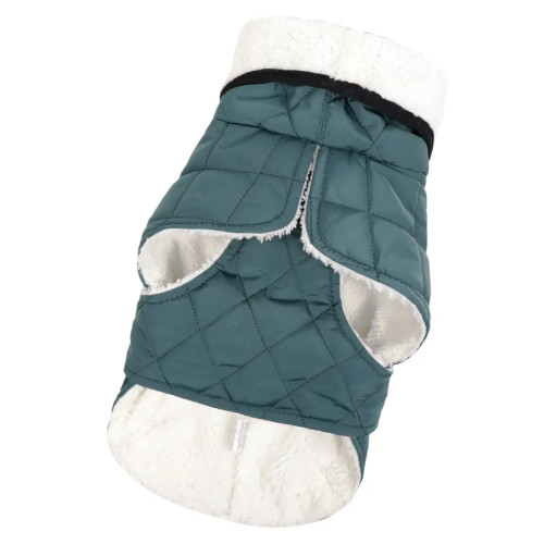 Жилет для собак Dogs Bomba на липучке изумрудного цвета GL-13