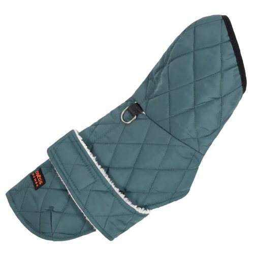 Жилет для собак Dogs Bomba на липучке изумрудного цвета GL-13