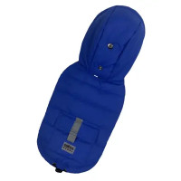 Жилет для собак с карманом синего цвета G-85