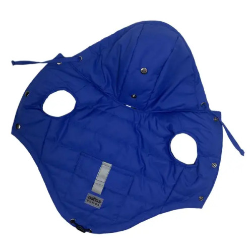 Жилет для собак с карманом синего цвета G-85