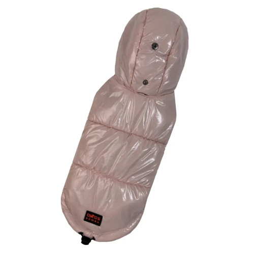 Розовый лакированный жилет для собак Dogs Bomba G-94