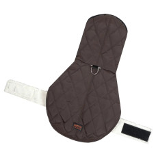 Жилет для собак на липучке шоколадного цвета GL-5 (осень-зима)