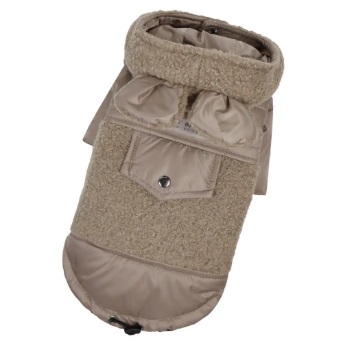 Куртка для собак Teddy бежевого кольору K-96