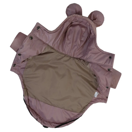 Куртка для собак Teddy пудрового кольору K-97