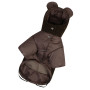 Куртка для собак Teddy шоколадного кольору K-99