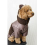 Куртка для собак Teddy шоколадного кольору K-99